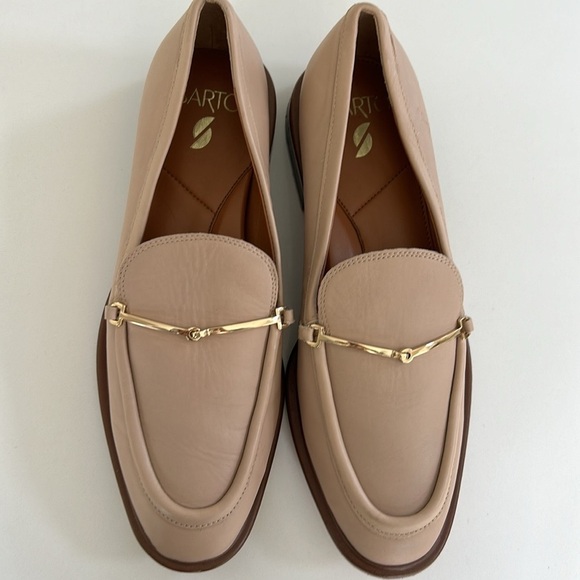 Franco Sarto Eda Bit Loafer With Metal Detail Slip On Tan Color Women’s size 9 - Picture 4 of 14